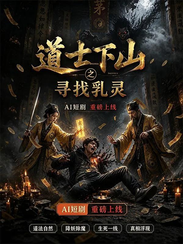 道士下山寻找乳灵 乳波荡漾榨精 AI短剧 玄幻情色全集